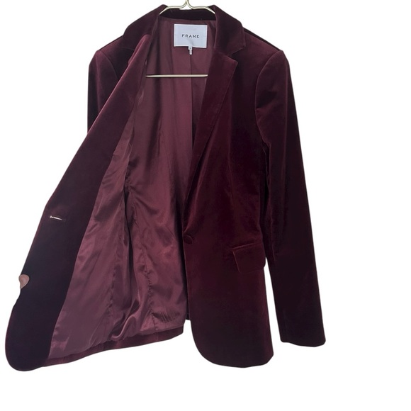 Frame • Velvet Classic Blazer Pinot - Picture 5 of 16